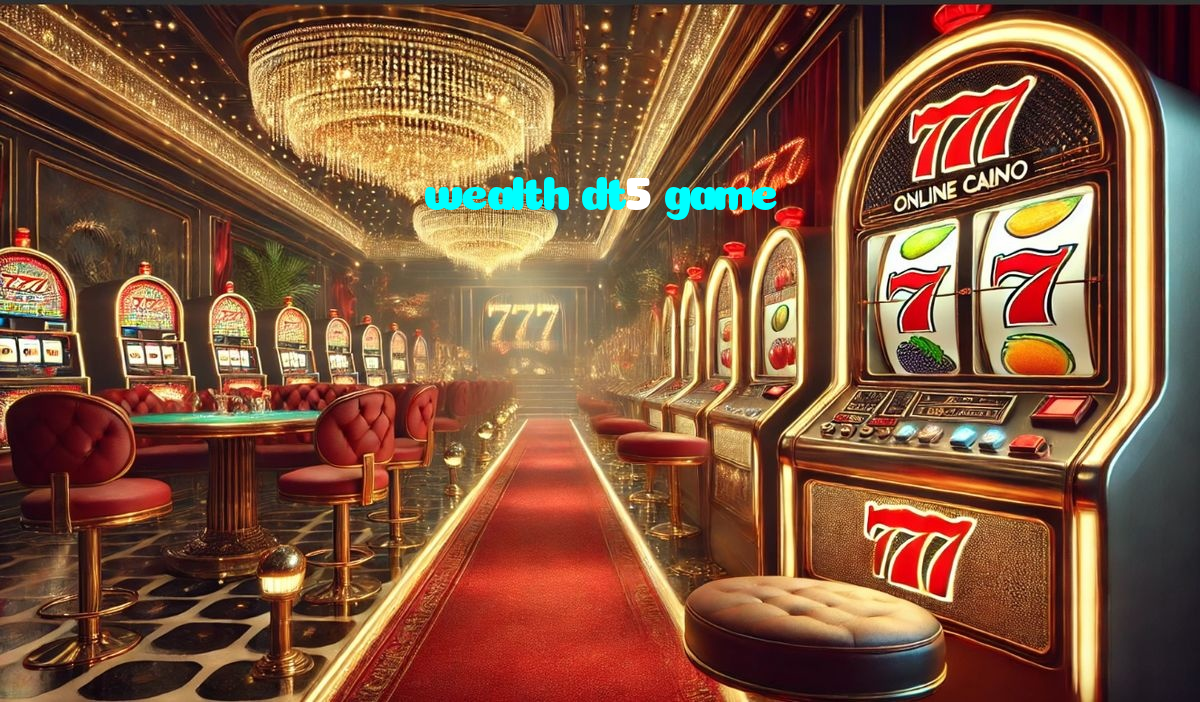 wealth dt5 game casino presented on mobile device in Pakistan with slots and live games